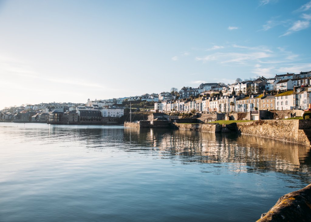 Falmouth harbour on the Cornish coast